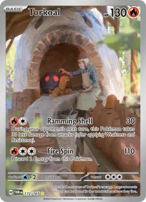 Torkoal [Ramming Shell | Fire Spin]