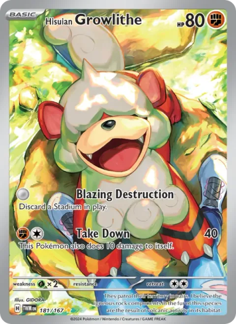 Hisuian Growlithe [Blazing Destruction | Take Down]