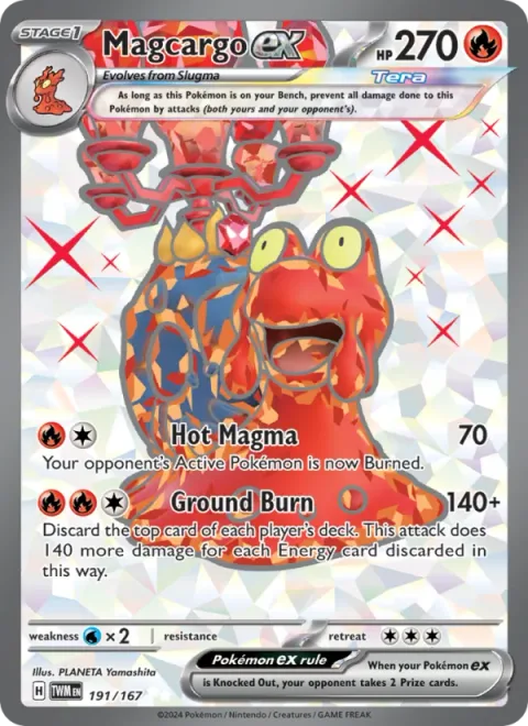 Magcargo ex [Hot Magma | Ground Burn]