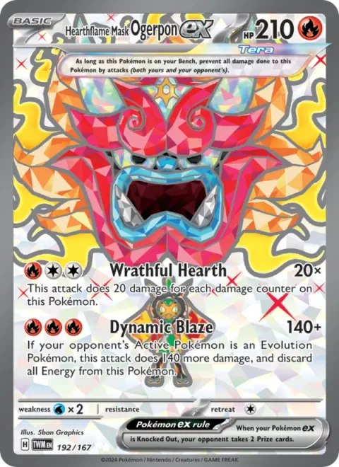 Hearthflame Mask Ogerpon ex [Wrathful Hearth | Dynamic Blaze]