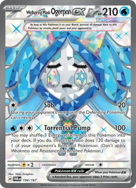 Wellspring Mask Ogerpon ex [Sob | Torrential Pump]