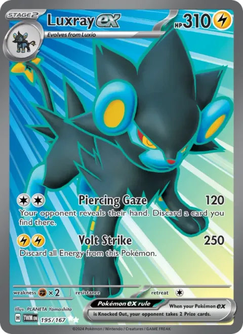 Luxray ex [Piercing Gaze | Volt Strike]