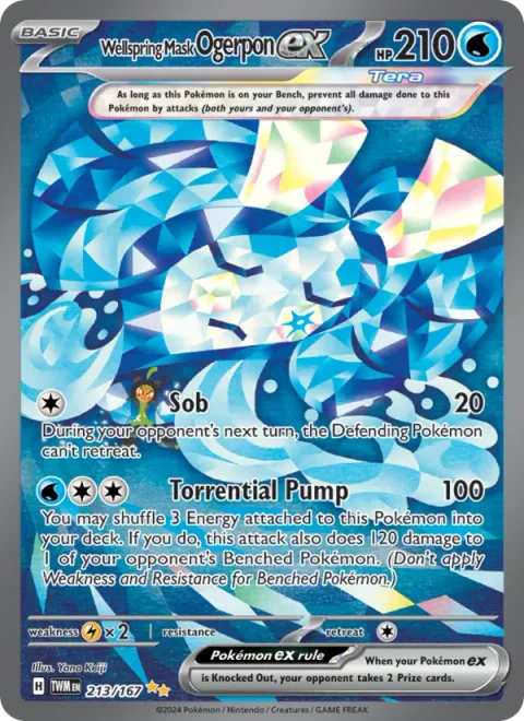 Wellspring Mask Ogerpon ex [Sob | Torrential Pump]