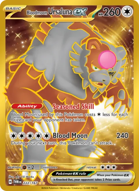 Bloodmoon Ursaluna ex [Seasoned Skill | Blood Moon]