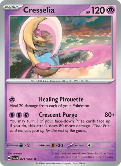 Cresselia [Healing Pirouette | Crescent Purge]