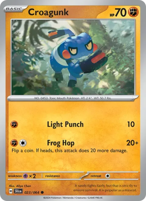 Croagunk [Light Punch | Frog Hop]
