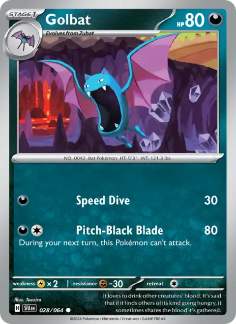 Golbat [Speed Dive | Pitch-Black Blade]