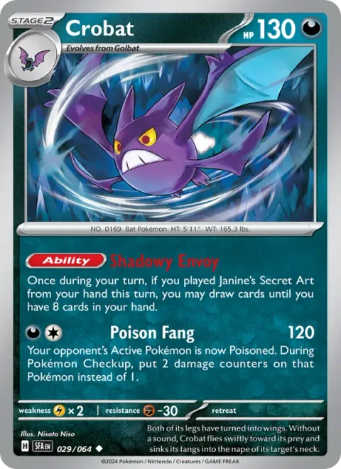 Crobat [Shadowy Envoy | Poison Fang]