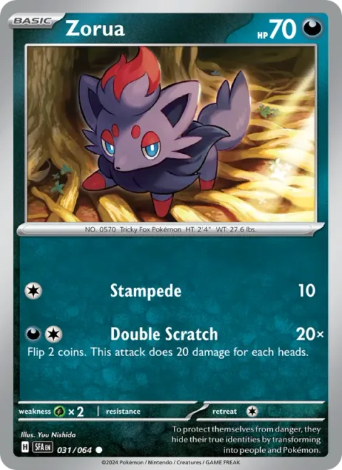 Zorua [Stampede | Double Scratch]