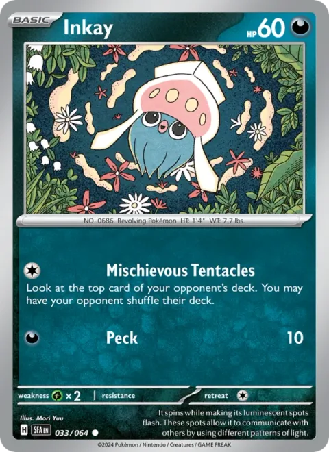 Inkay [Mischievous Tentacles | Peck]