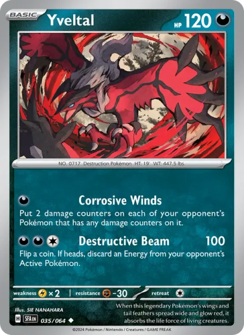 Yveltal [Corrosive Winds | Destructive Beam]