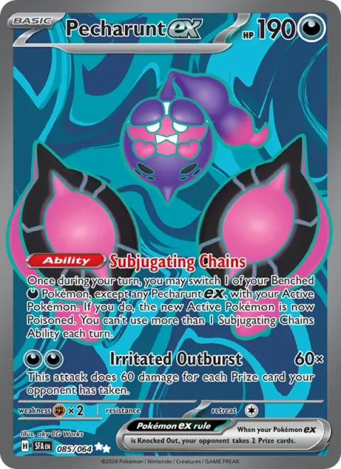 Pecharunt ex [Subjugating Chains | Irritated Outburst]