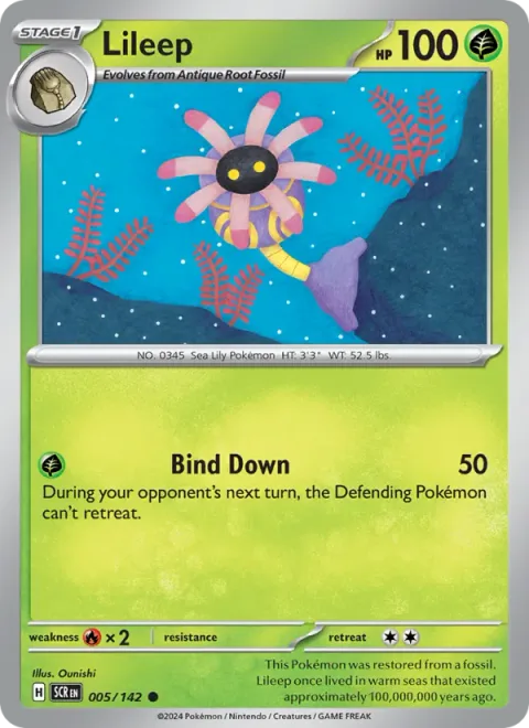 Lileep [Bind Down]