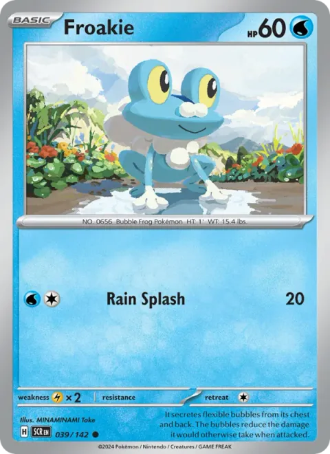 Froakie [Rain Splash]