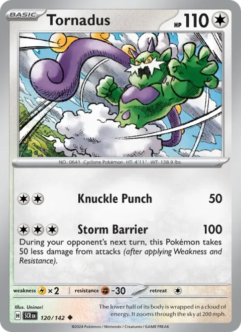 Tornadus [Knuckle Punch | Storm Barrier]