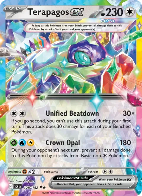 Terapagos ex [Unified Beatdown | Crown Opal]
