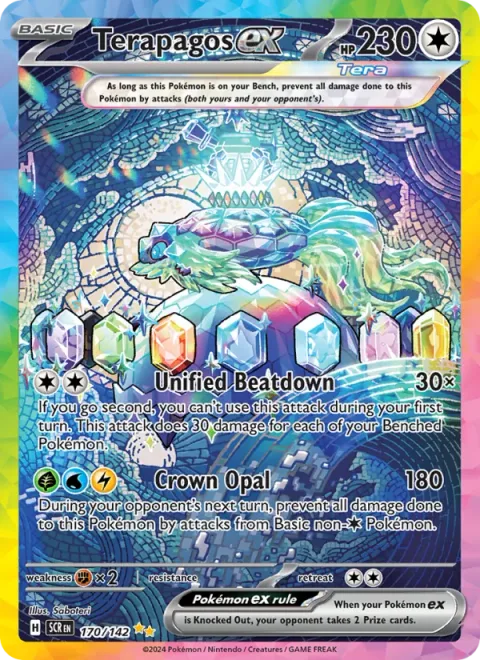 Terapagos ex [Unified Beatdown | Crown Opal]