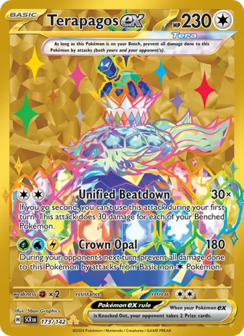 Terapagos ex [Unified Beatdown | Crown Opal]