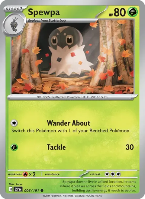 Spewpa [Wander About | Tackle]