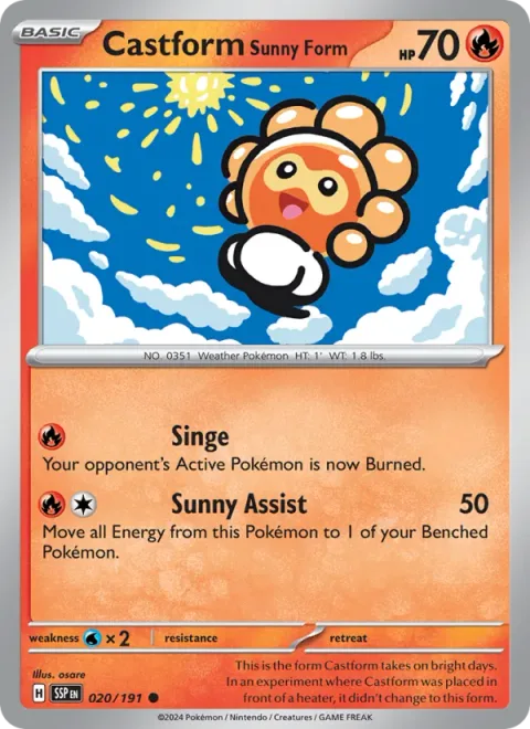 Castform Sunny Form [Singe | Sunny Assist]