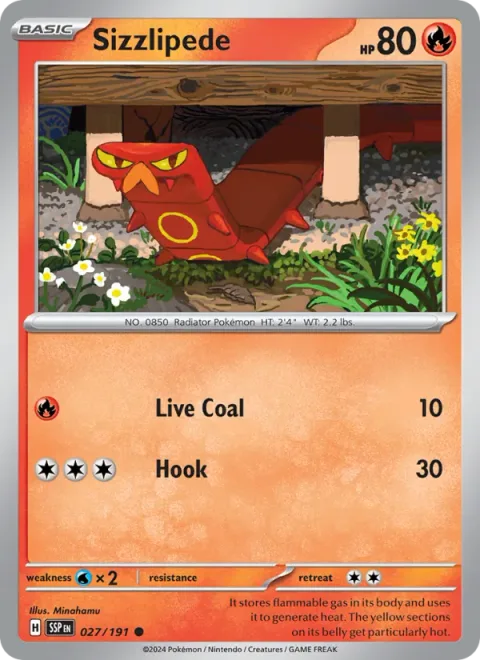 Sizzlipede [Live Coal | Hook]