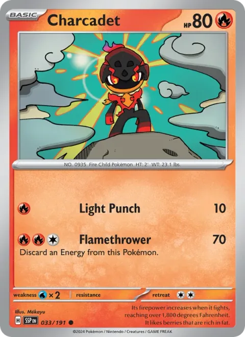 Charcadet [Light Punch | Flamethrower]