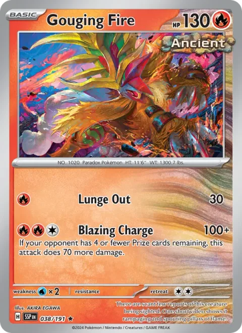 Gouging Fire [Lunge Out | Blazing Charge]