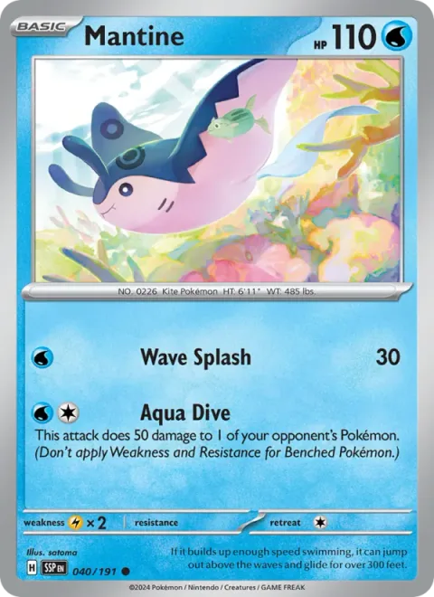 Mantine [Wave Splash | Aqua Dive]