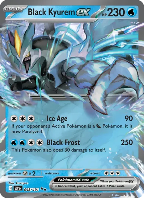 Black Kyurem ex [Ice Age | Black Frost]