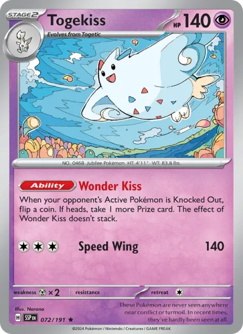Togekiss [Wonder Kiss | Speed Wing]