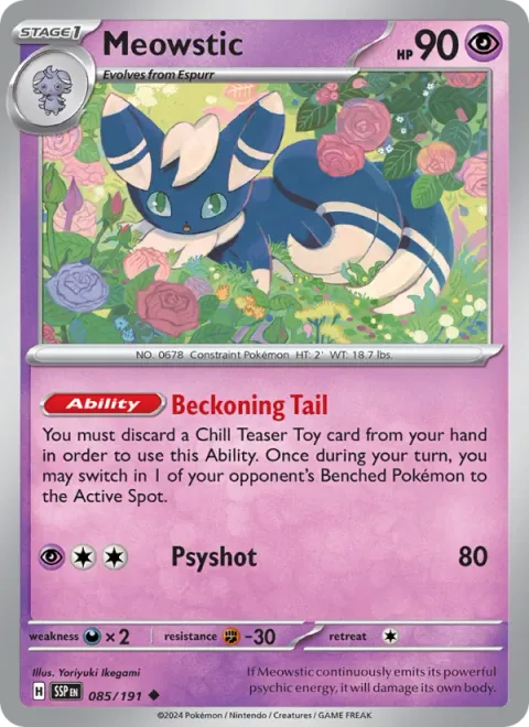 Meowstic [Beckoning Tail | Psyshot]