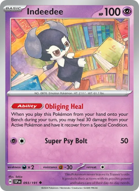 Indeedee [Obliging Heal | Super Psy Bolt]