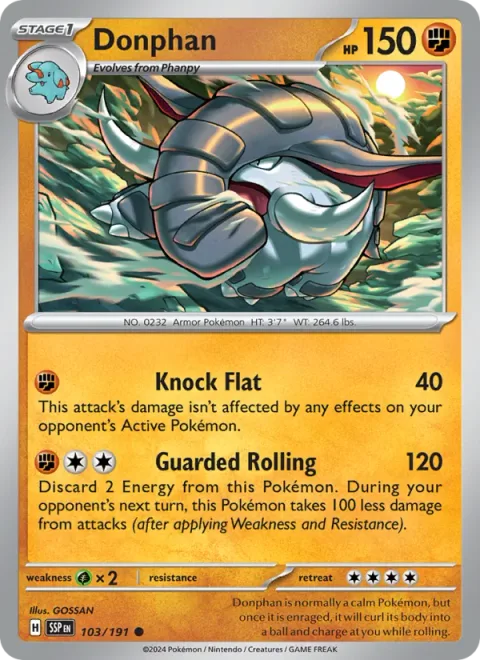 Donphan [Knock Flat | Guarded Rolling]