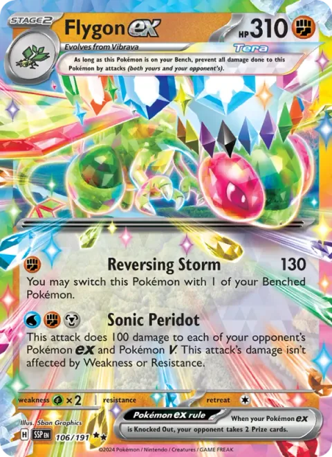 Flygon ex [Reversing Storm | Sonic Peridot]