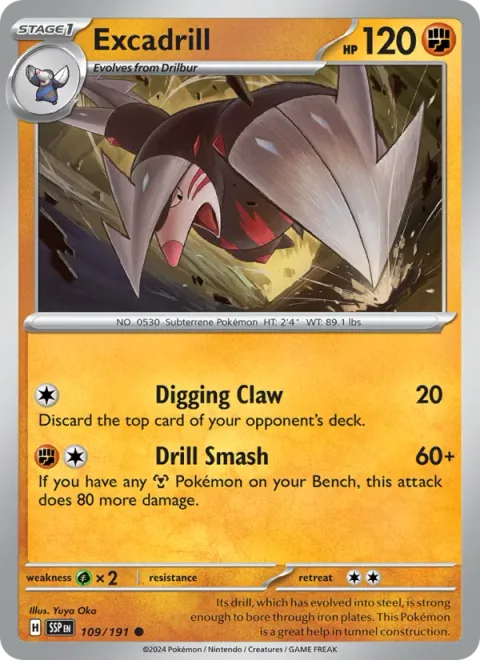 Excadrill [Digging Claw | Drill Smash]