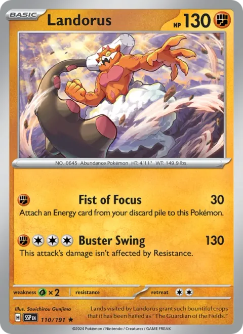 Landorus [Fist of Focus | Buster Swing]