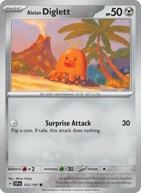 Alolan Diglett [Surprise Attack]