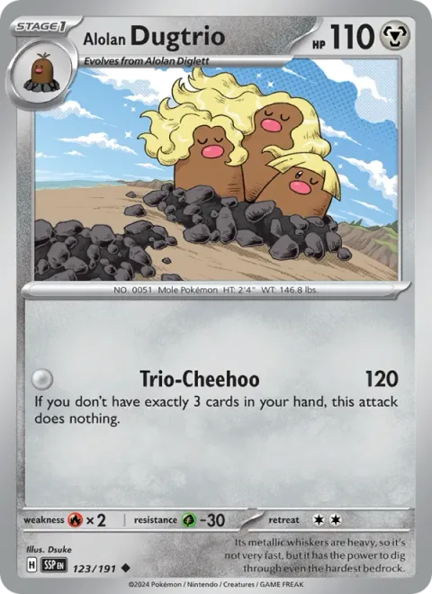 Alolan Dugtrio [Trio-Cheehoo]