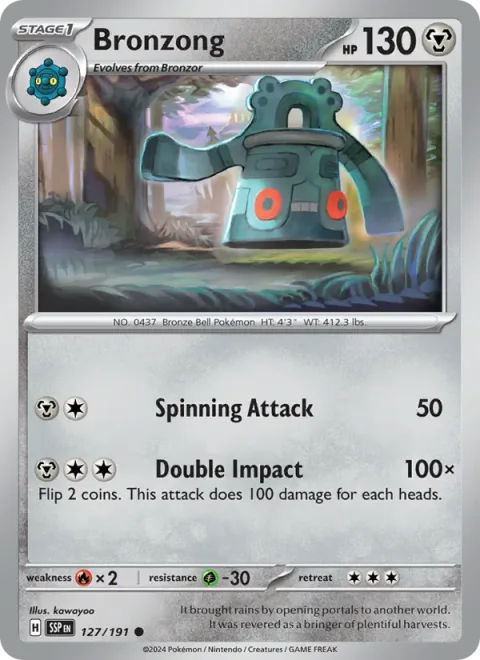 Bronzong [Spinning Attack | Double Impact]