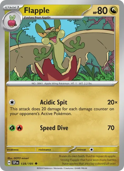 Flapple [Acidic Spit | Speed Dive]