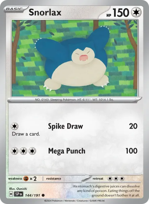 Snorlax [Spike Draw | Mega Punch]