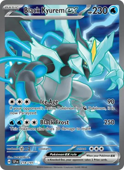 Black Kyurem ex [Ice Age | Black Frost]
