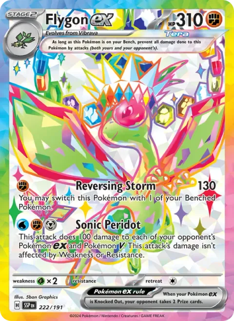 Flygon ex [Reversing Storm | Sonic Peridot]