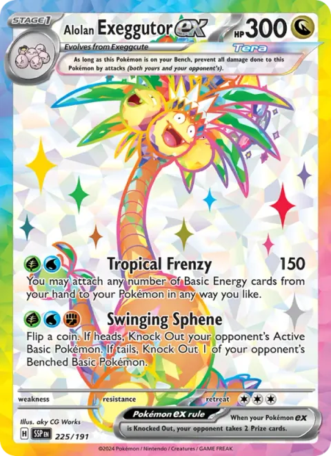 Alolan Exeggutor ex [Tropical Frenzy | Swinging Sphene]