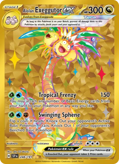 Alolan Exeggutor ex [Tropical Frenzy | Swinging Sphene]