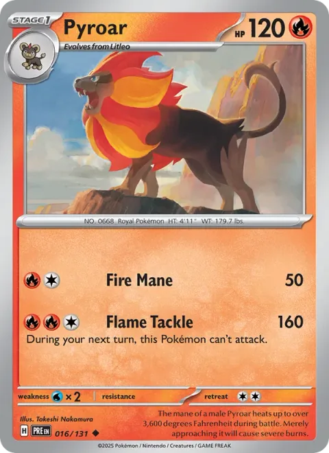 Pyroar [Fire Mane | Flame Tackle]
