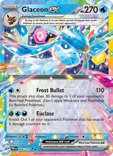 Glaceon ex [Frost Bullet | Euclase]