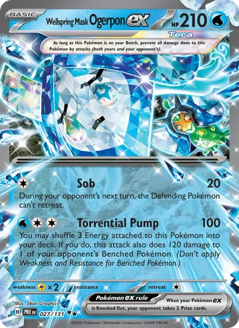 Wellspring Mask Ogerpon ex [Sob | Torrential Pump]