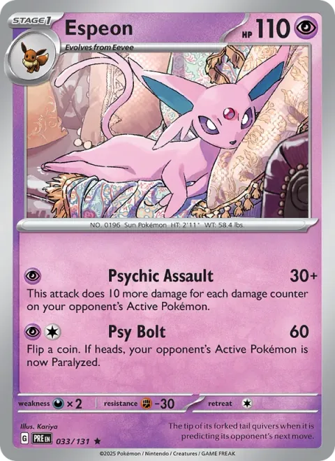 Espeon [Psychic Assault | Psy Bolt]