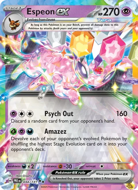 Espeon ex [Psych Out | Amazez]